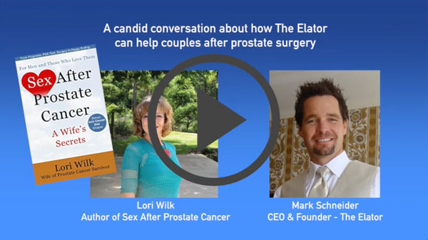 Lori Wilk, die Autorin von „Sex After Prostate Cancer“, interviewt Mark Schneider – CEO von The Elator