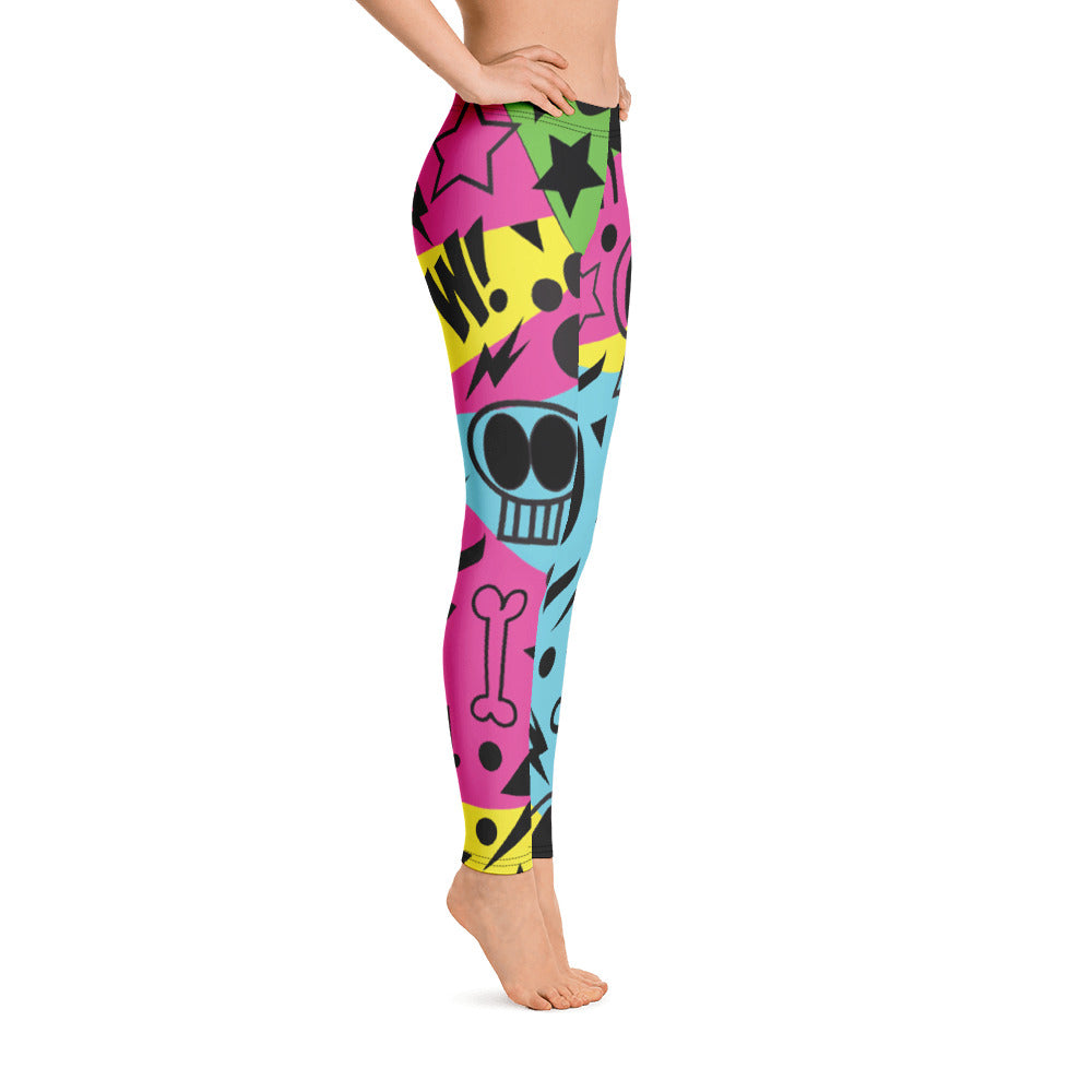 graffiti leggings