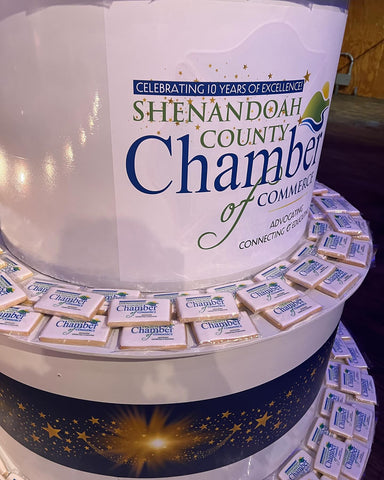 Cookies with the Chamber logo