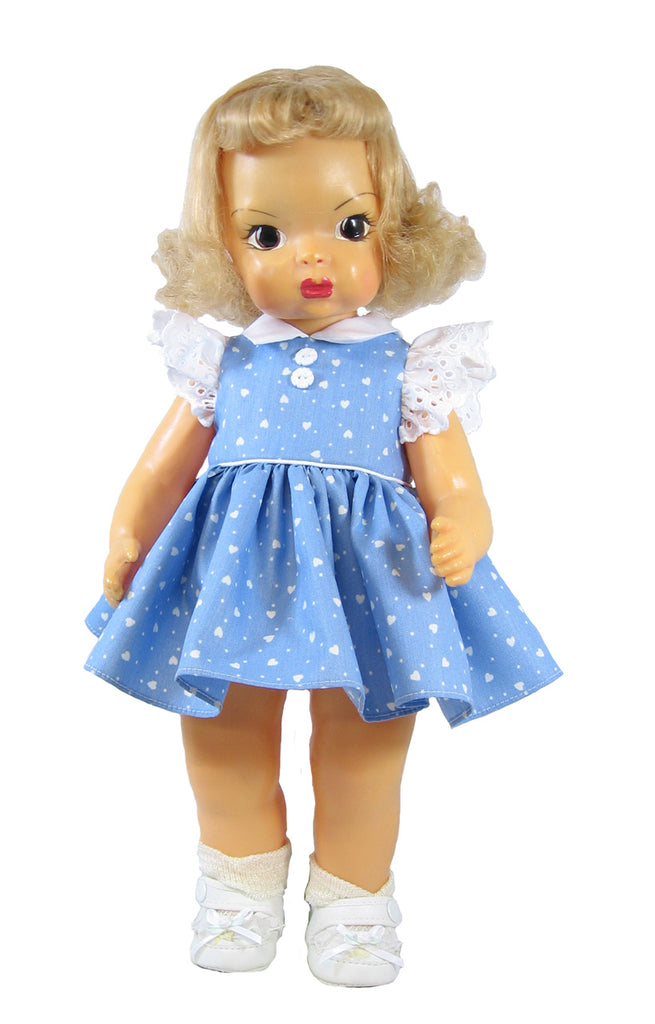 doll with blue dress