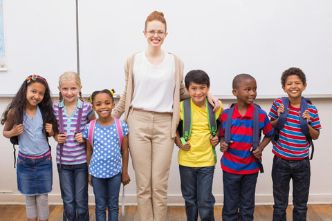 Teacher with Special Education Students