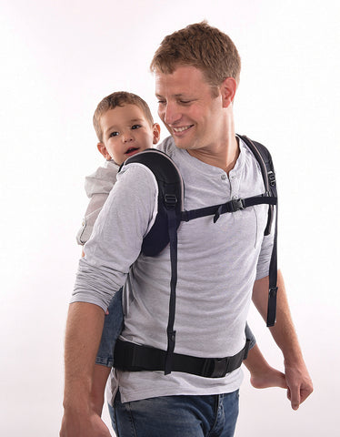 Cococho Baby Carrier- Back carry position with a toddler