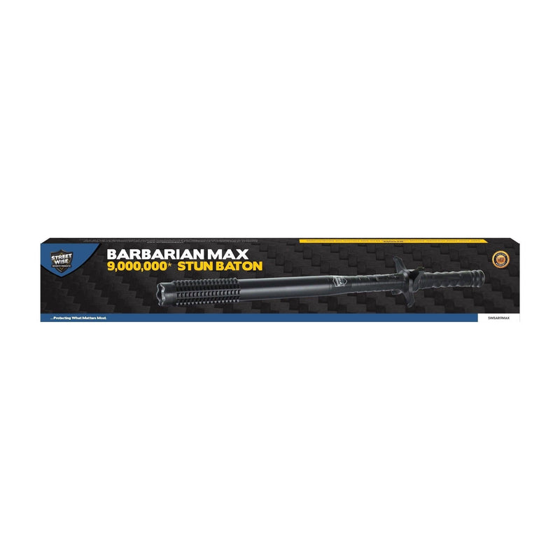 Barbarian MAX 9,000,000 Volt Stun Gun Baton with Flashlight
