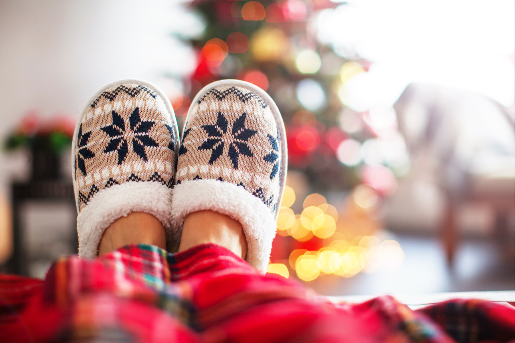 Fuzzy Slippers for Christmas Gift Ideas