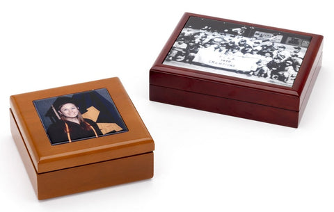 Photo Gift Keepsake Photo Tile and Wood Box