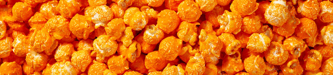 Orange Cheddar Cheese Popcorn