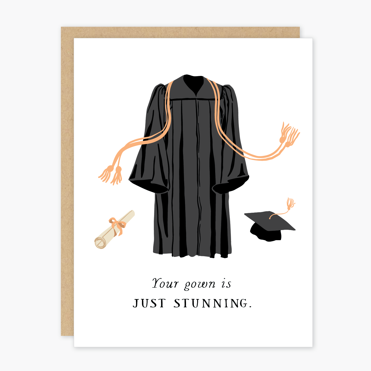 Stunning Gown Graduation Card – Main Street Art