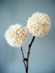 bloemen van pompoms