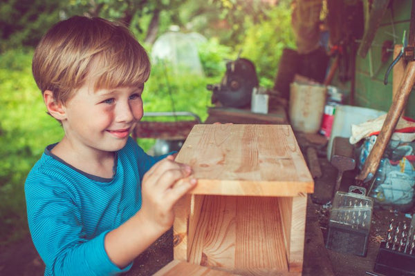 vogelhuisje maken met een kind