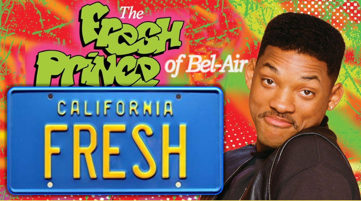 The Fresh Prince of Bel Air "FRESH" Collectible License Plate – Volo