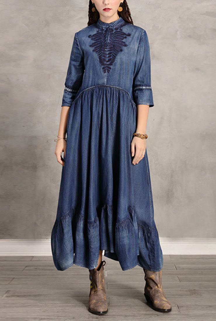 loose fitting denim dress