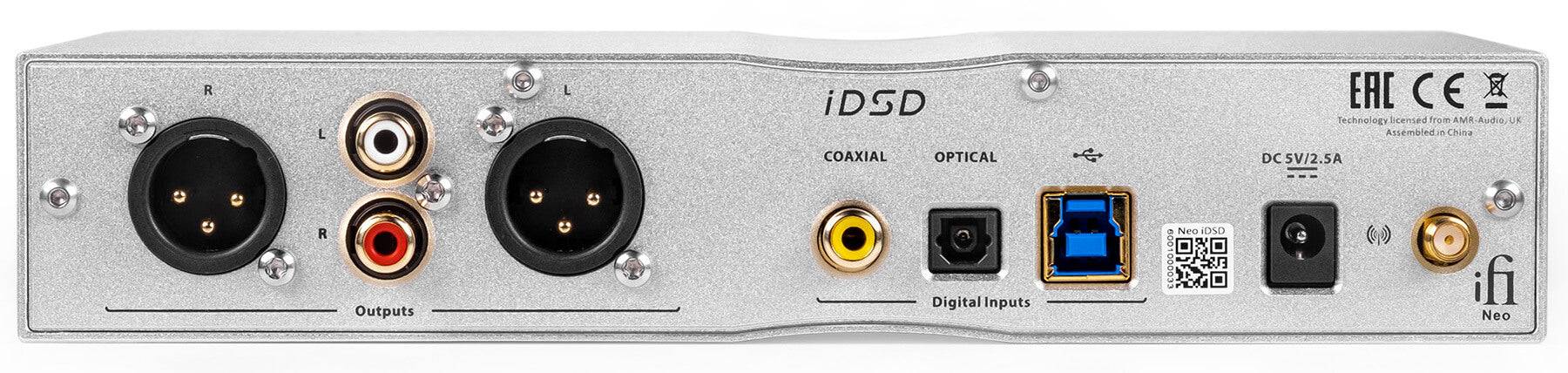 iFi NEO iDSD - Rear Panel Connections