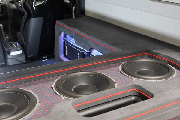 VW Caddy Amp Rack & Sub Box