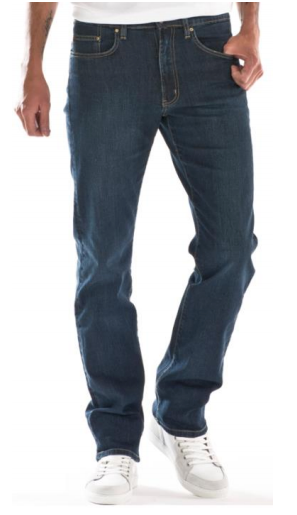 full blue stretch jeans