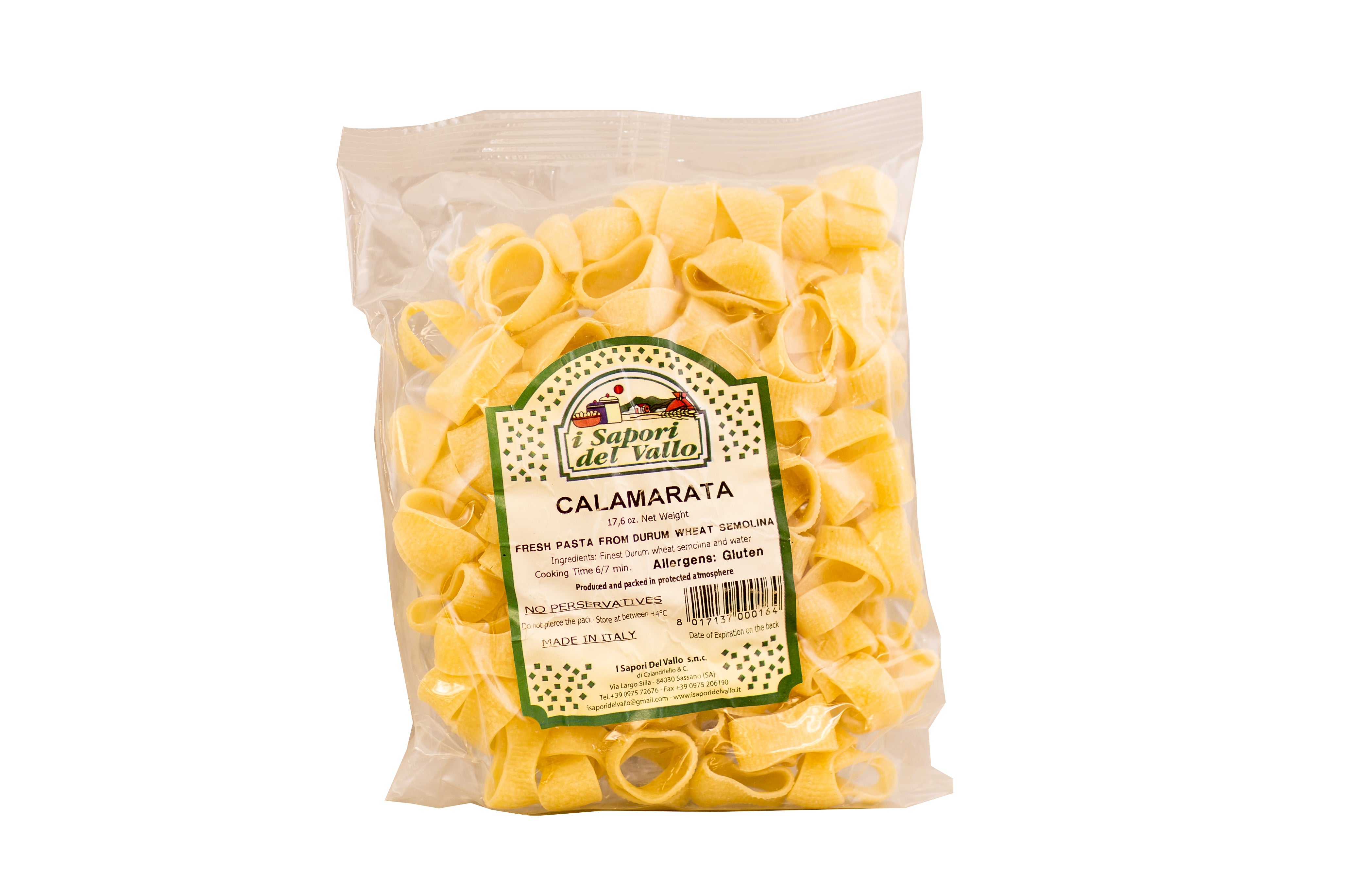 CALAMARATA - SAPORI DEL VALLO FRESH PASTA – Sapori Del Vallo Fresh Pasta USA