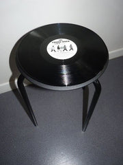 tabouret disque vinyle