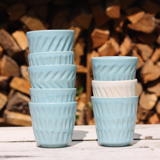 Espresso Cups and Mugs and Mini Beakers – Natalie Bonney Ceramics