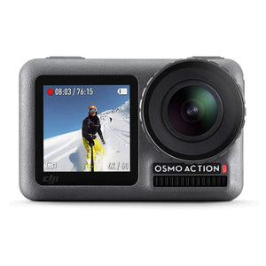 (UNBOXED) DJI OSMO Action Camera (Silver,Grey) | Dual Screen | 12 MP Camera | 4K Recording Upto 60 FPS | Fast Mode Upto 240 FPS | HDR Recording - Grabgear.in