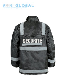 Veste de sécurité coupe-vent et imperméable avec bandes rétroréfléchissantes, polaire en polyester 11 poches - COUPE-VENT SECURITE REFLECHISSANT CITYGUARD