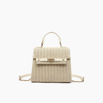 Stella Straw Crossbody Purse