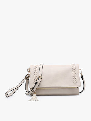 Isadora Whipstitch Crossbody w/ Tassel Zip - Angie's Strength & Style Boutique 
