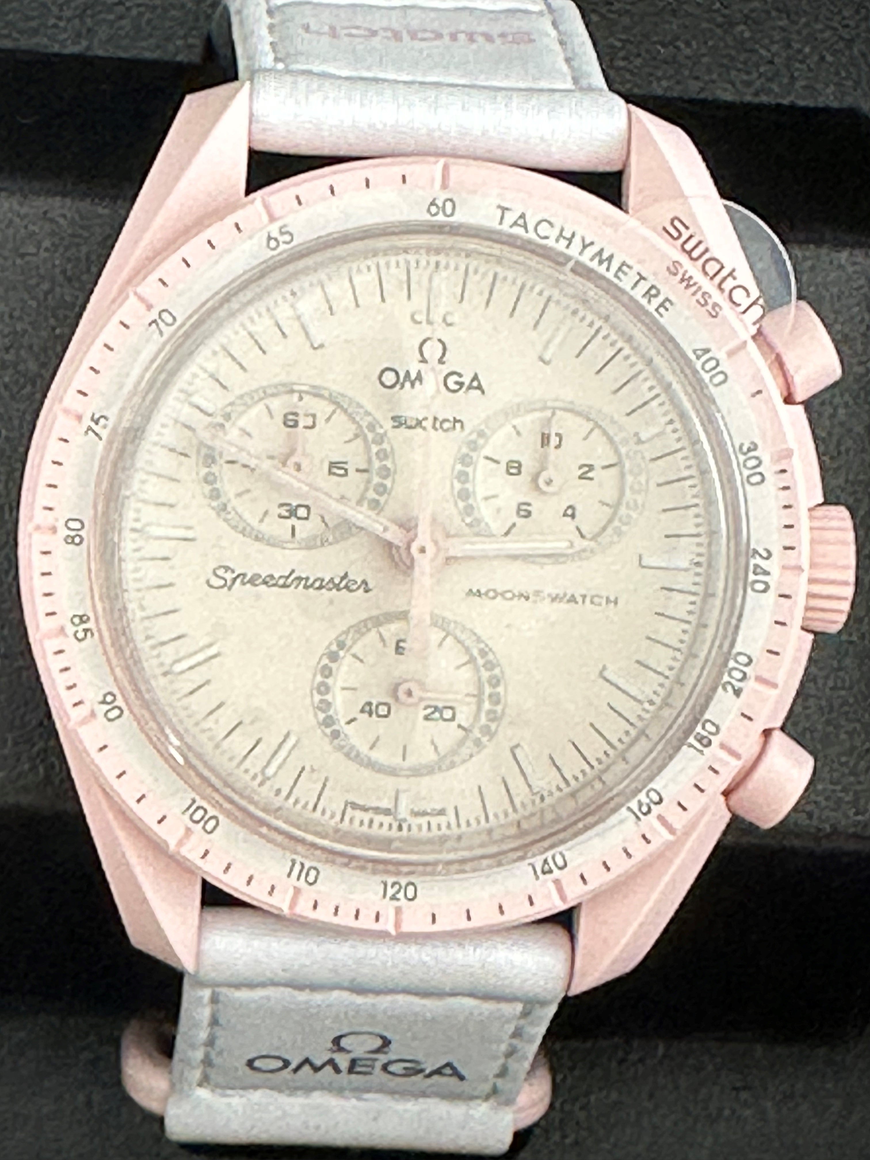 Swatch Bioceramic Moonswatch Ref#SO33P100 Mission to Venus – HT llc