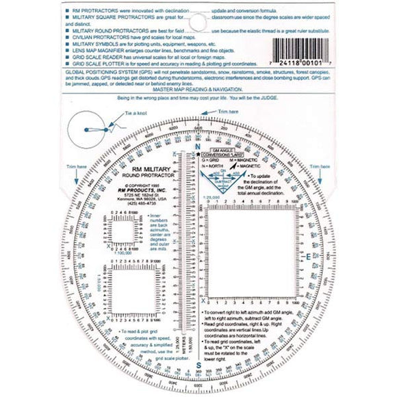 rm round protractor military vs civilian