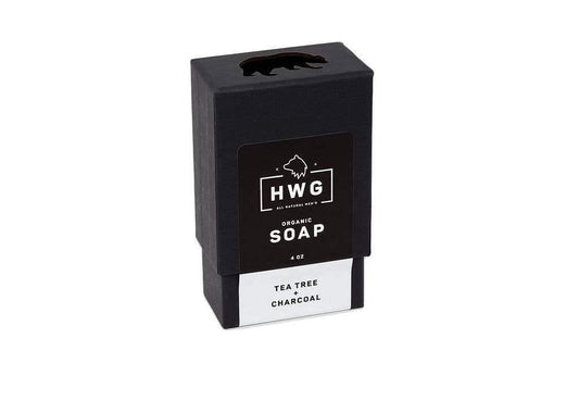 Hardworking Gentlemen - Tea Tree Charcoal Soap For Men - Just Manly/Grooming Products for Men