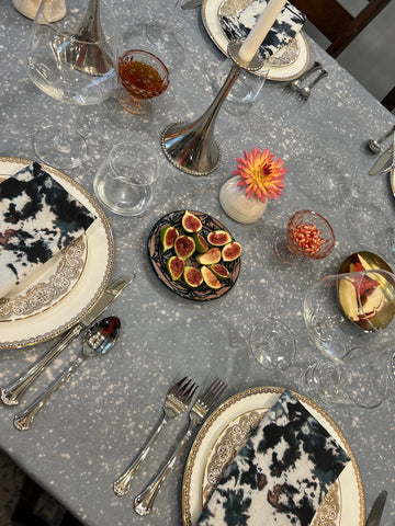 grey marble napkin in holiday gift guide