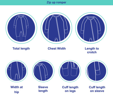 Rompers Size Guide