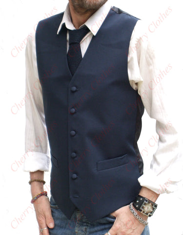 Navy horseshoe store waistcoat