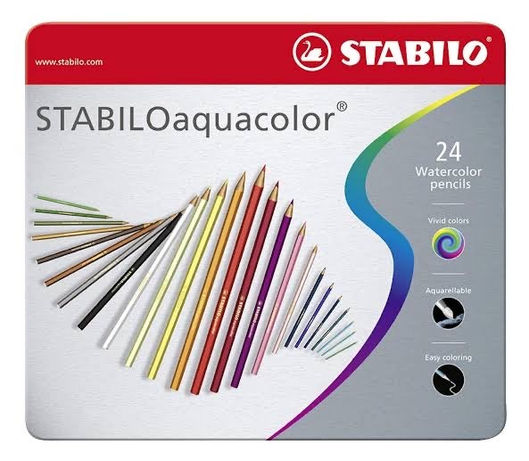 STABILO  Aquacolour Watercolour Pencil Set  @ STABILO STABILOaquacolor 