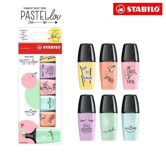 STABILO Boss Mini Pastel Love Highlighters BETELby 