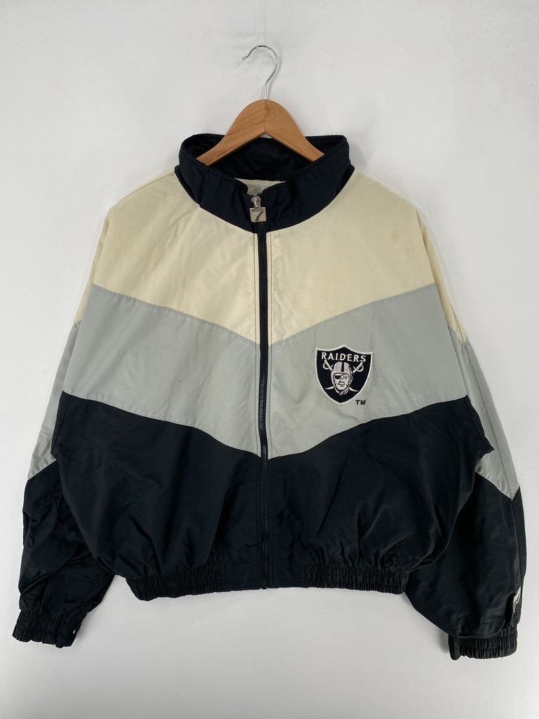 Vintage RAIDERS Size XL NFL Nylon Jacket / E6055N – FISHTALE