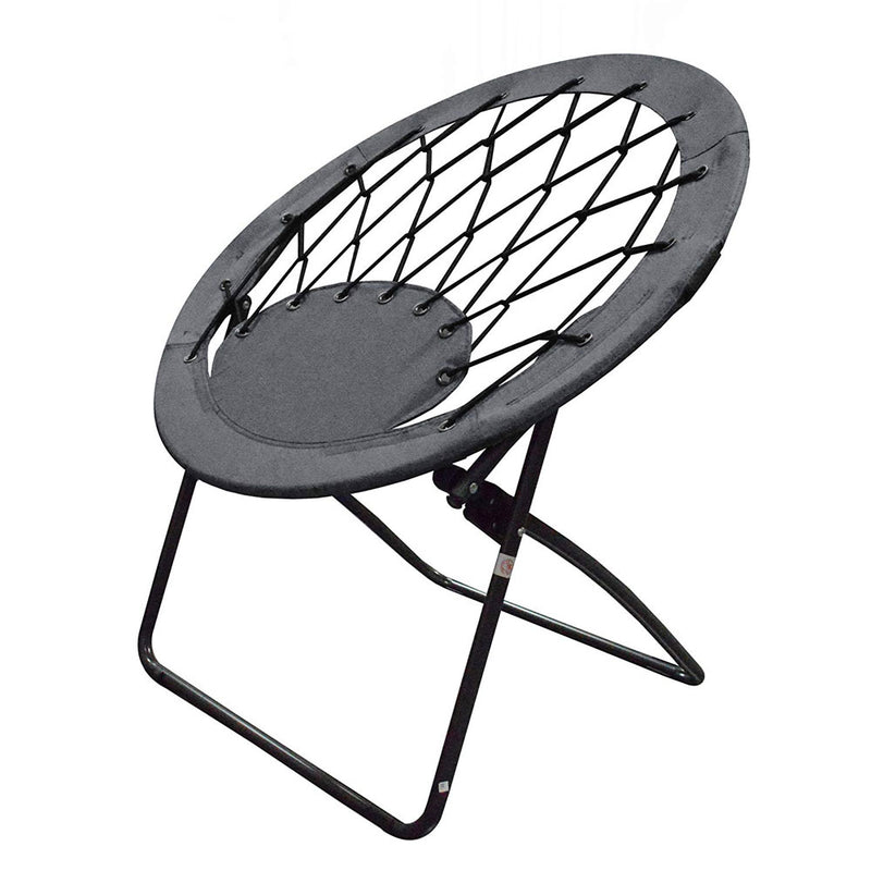 black bungee chair