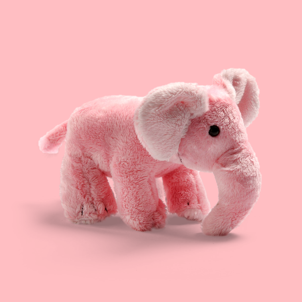 pink plush elephant