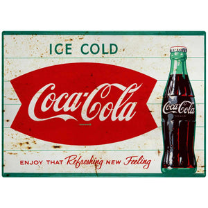 Coca-Cola Ice Cold Fishtail Decal
