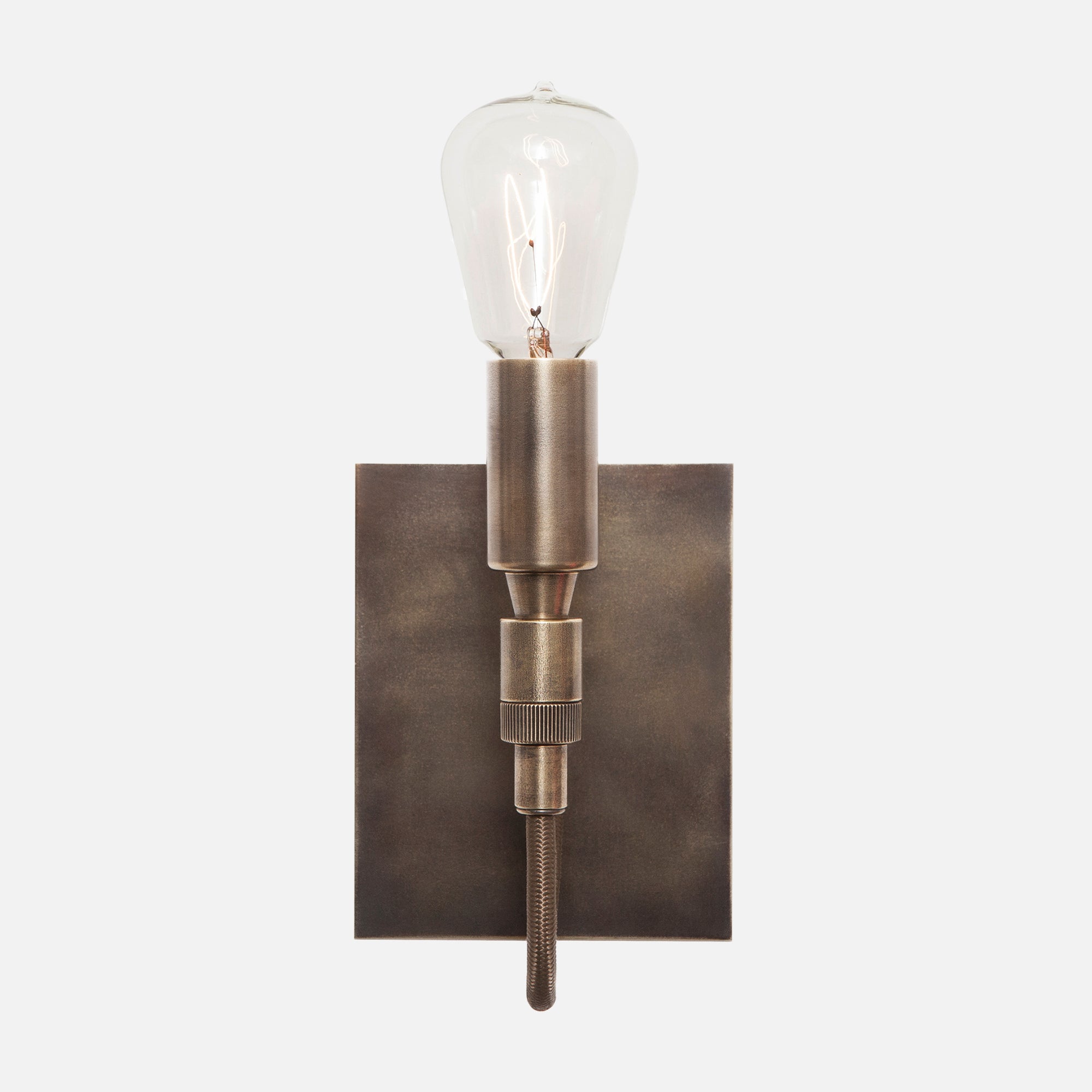 Library Sconce, Contemporary Bookshelf Sconce in Marble, Brass For Sale at  1stDibs