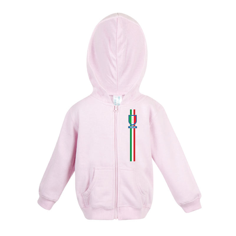 baby pink zip hoodie