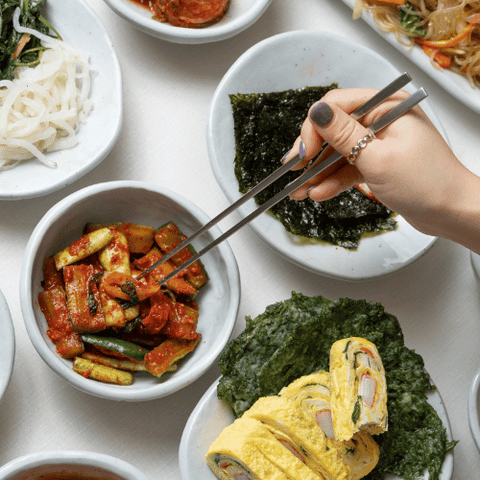 Mixing Kimchi with other Ingrediets