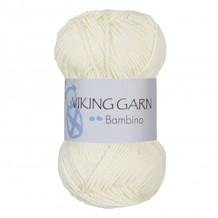 Vikings Bambino is a super soft bamboo/cotton yarn perfect for summer and baby knitting