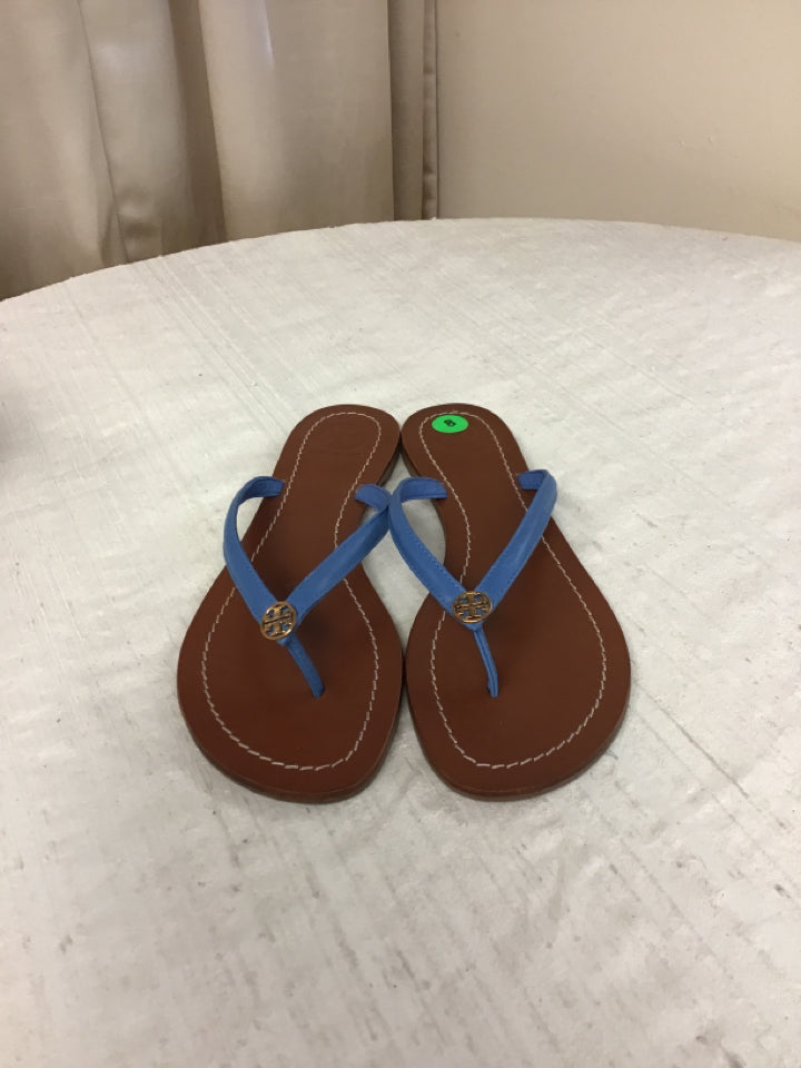 Tory Burch Women's Size 8 Blue Leather Sandals – Fashion Exchange  Consignment