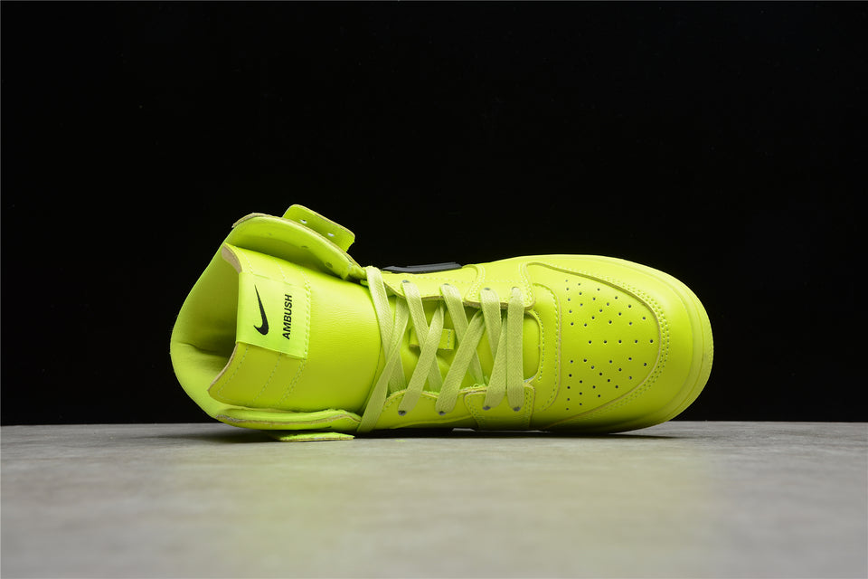 nike x ambush dunk high flash lime