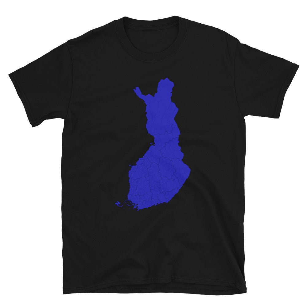 Suomen ääriviivat t-paita 