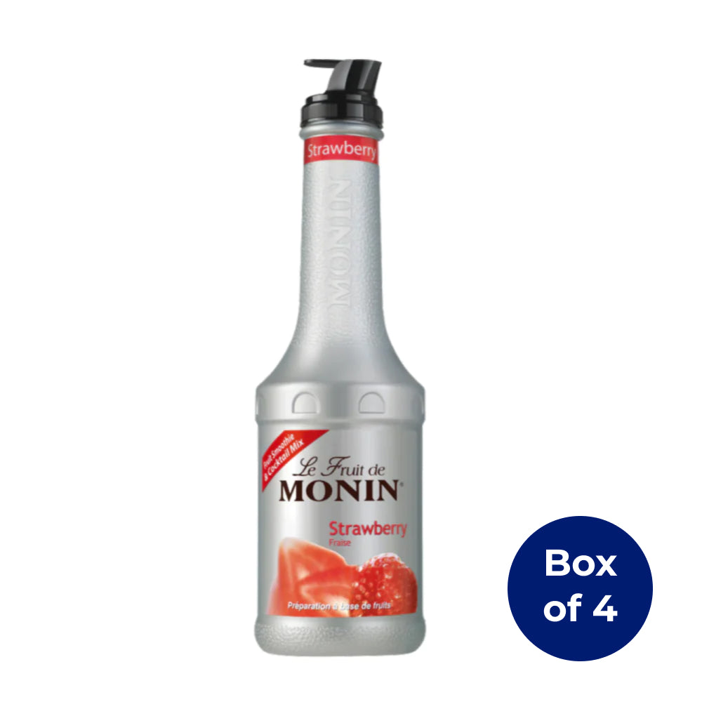 Monin Strawberry Puree 1L (Box of 4) - Stuart Alexander  Co product image