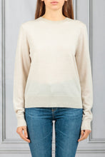Load image into Gallery viewer, Mixed Texture Crewneck Pullover - Off White
