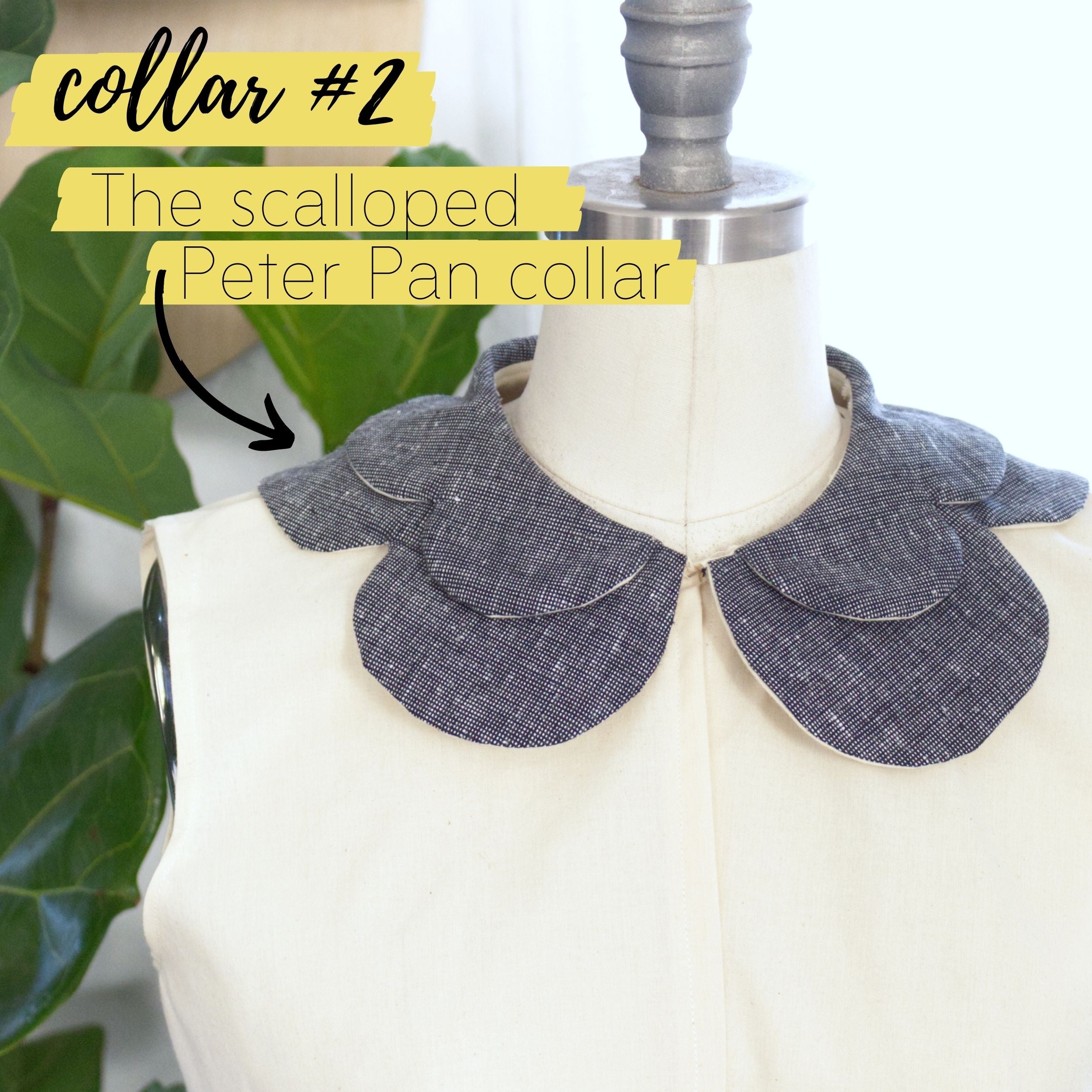 Construction details: The scalloped Peter Pan collar