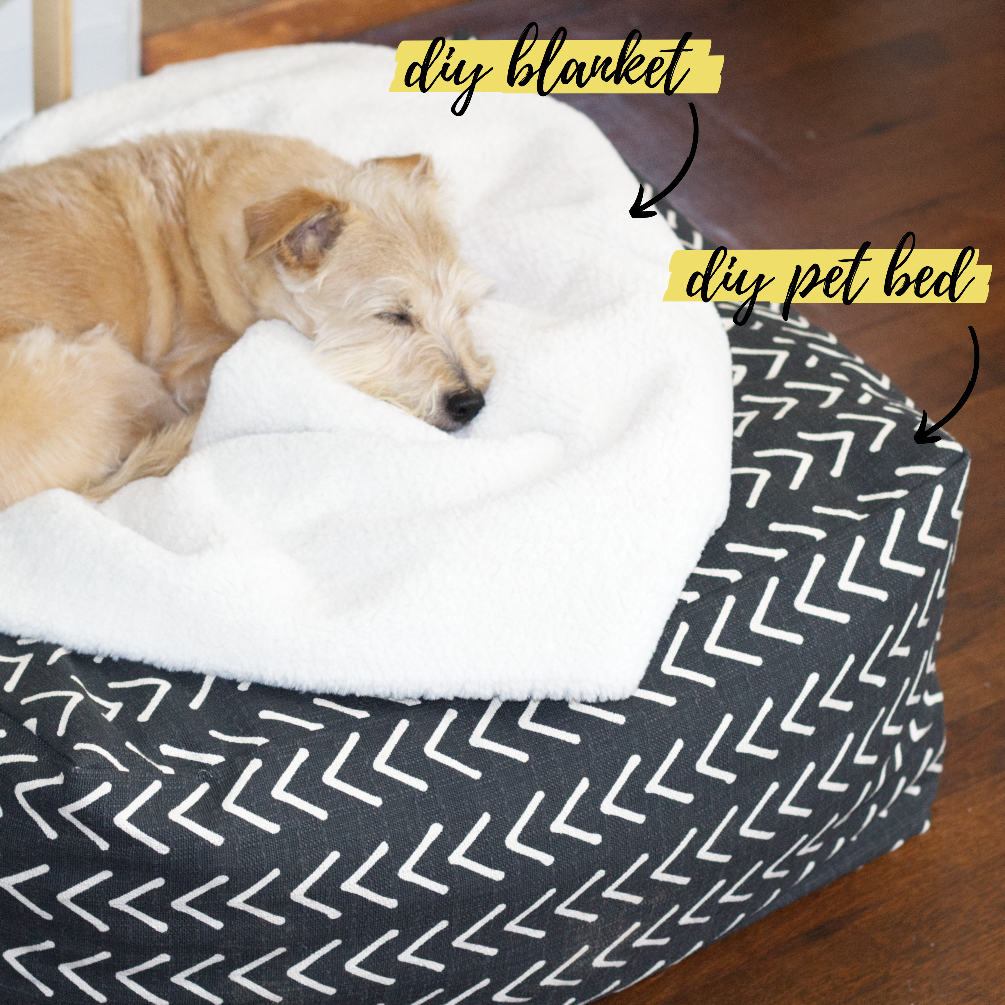 How to sew an easy pet bed: DIY sewing tutorial