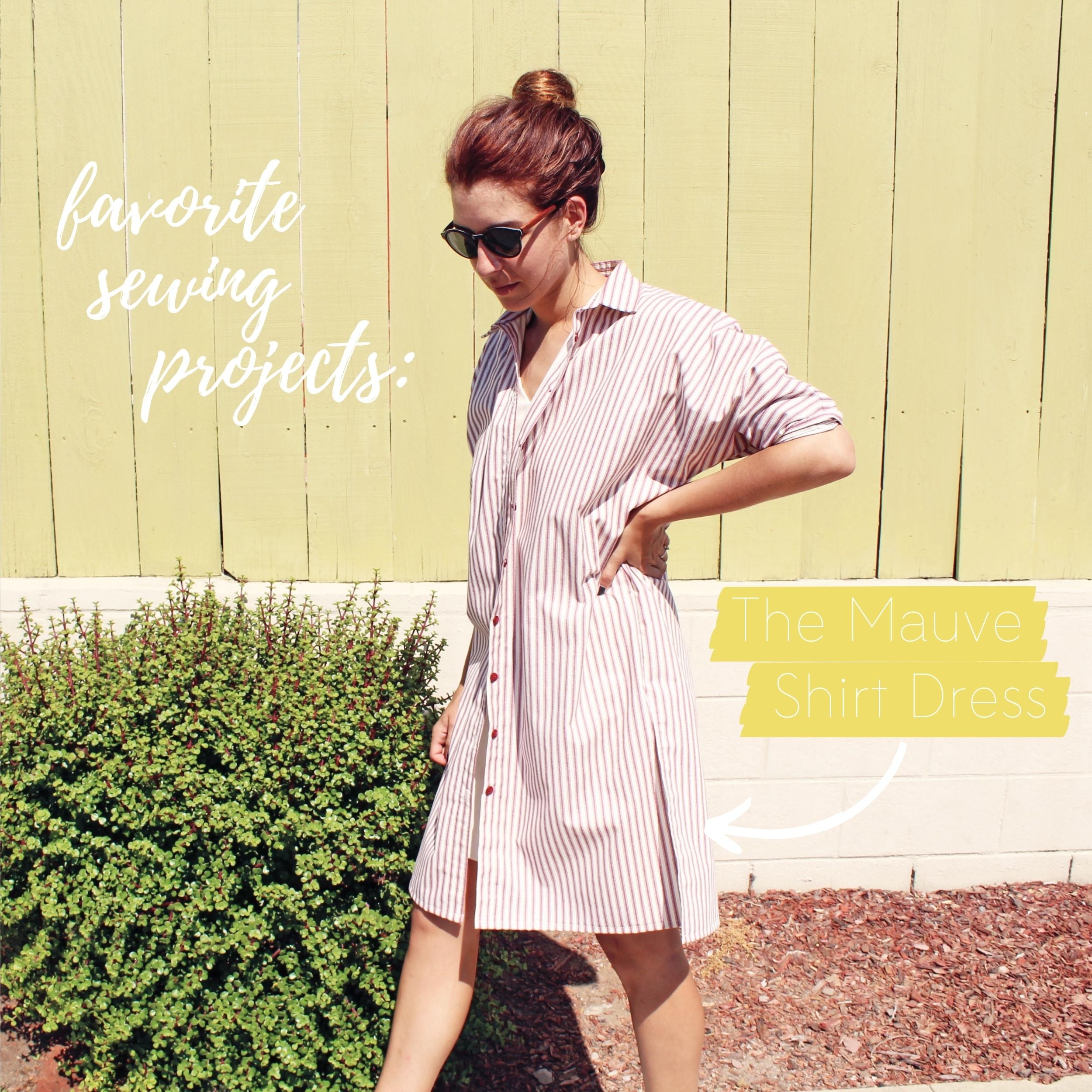 5 Favorite Sewing Projects & Reads The Mauve Shirt Dress