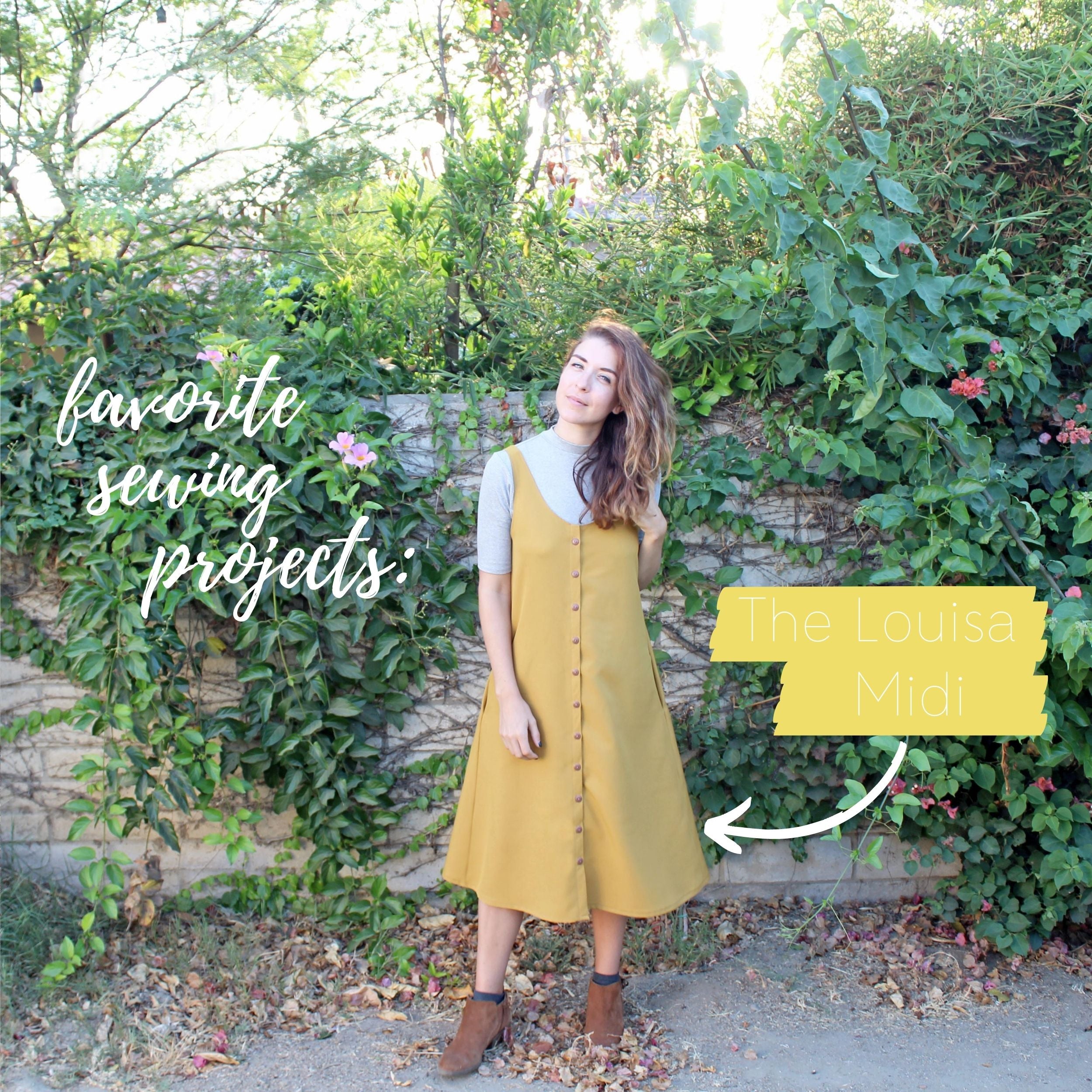 5 Favorite Sewing Projects & Reads The Louisa Midi